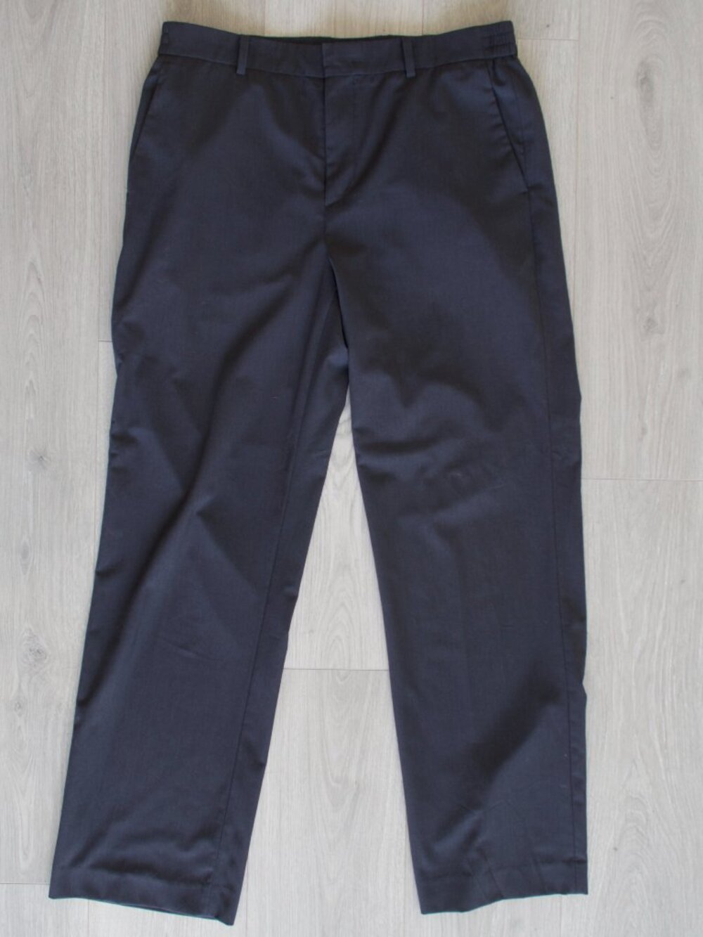 Mind Bridge Men's Navy Dress Pants Tapered Jogger Style US 34